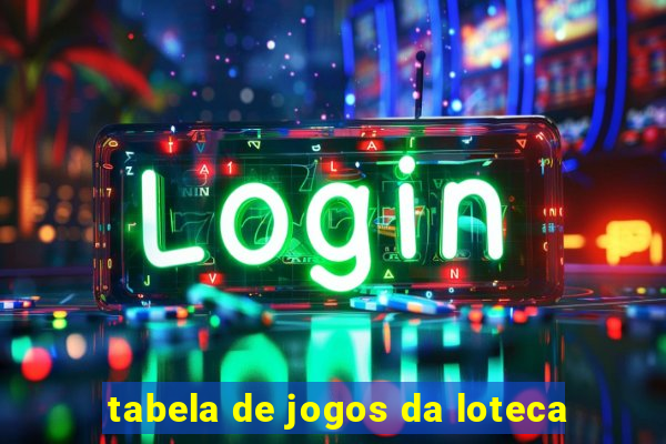 tabela de jogos da loteca